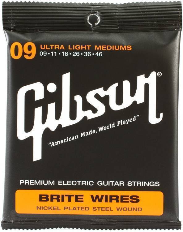 Cuerdas Guitarra Gibson Brite Wires 009-042