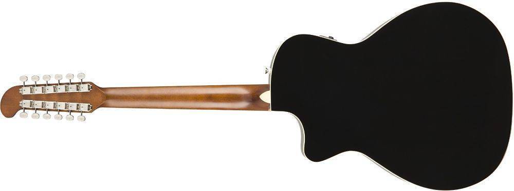 Guitarra de 12 cuerdas Fender Villager Negra 0970753006