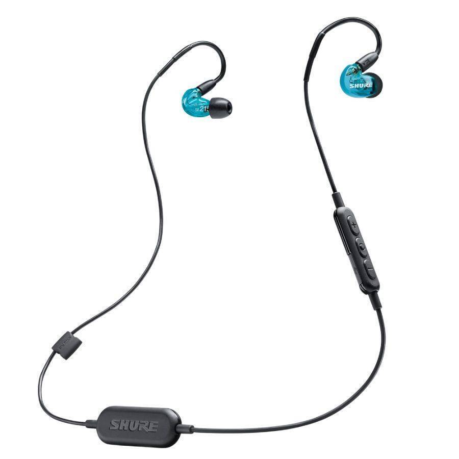 Shure SE215SPE-BT1 Audifonos In-Ear Inalambricos con Bluetooth, Color Azul