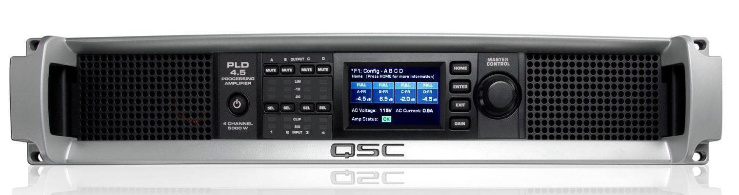 Amplificador 4 Canales QSC PLD 4.5 Panel LCD