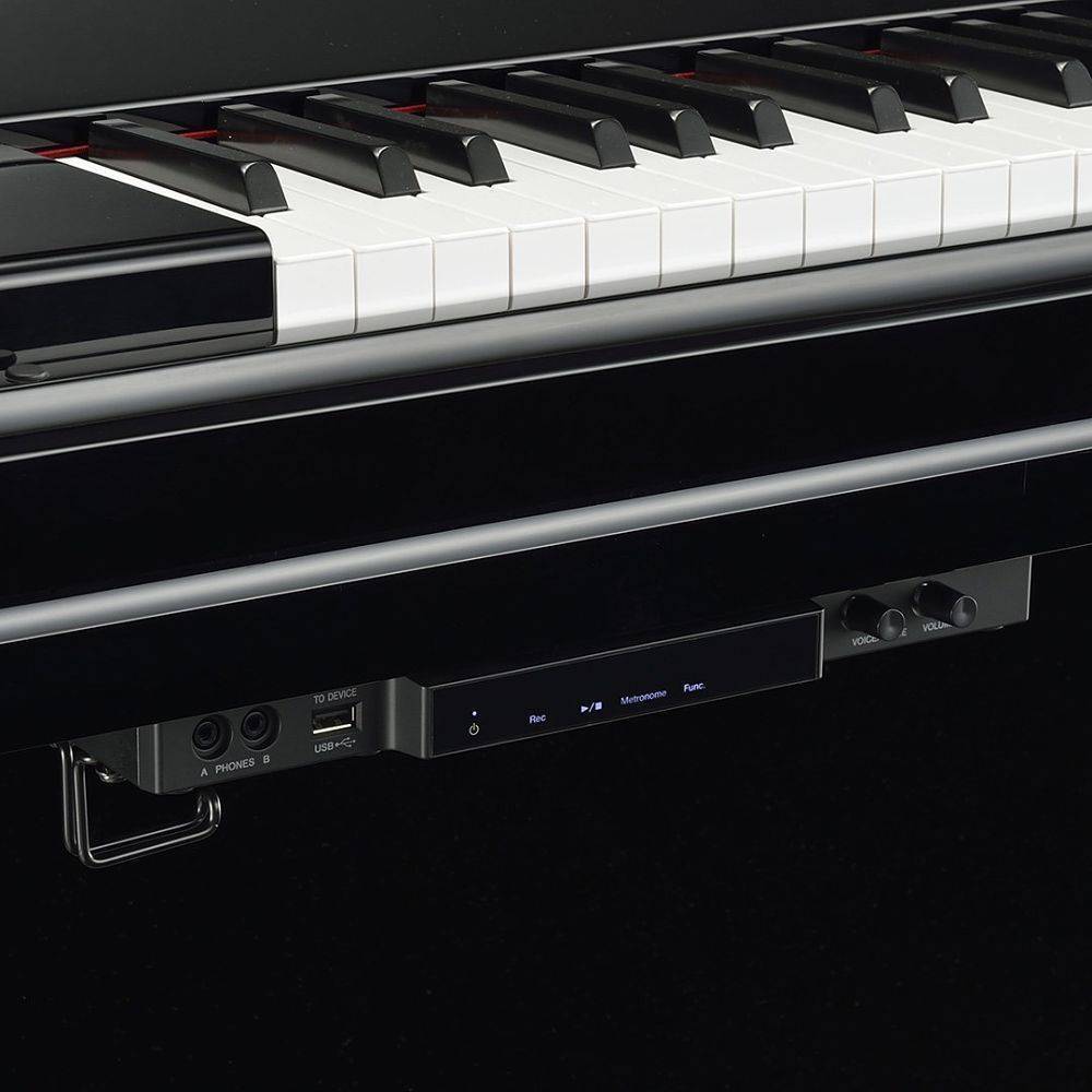 Yamaha Ju109pe Piano Vertical Negro Dist. Oficial