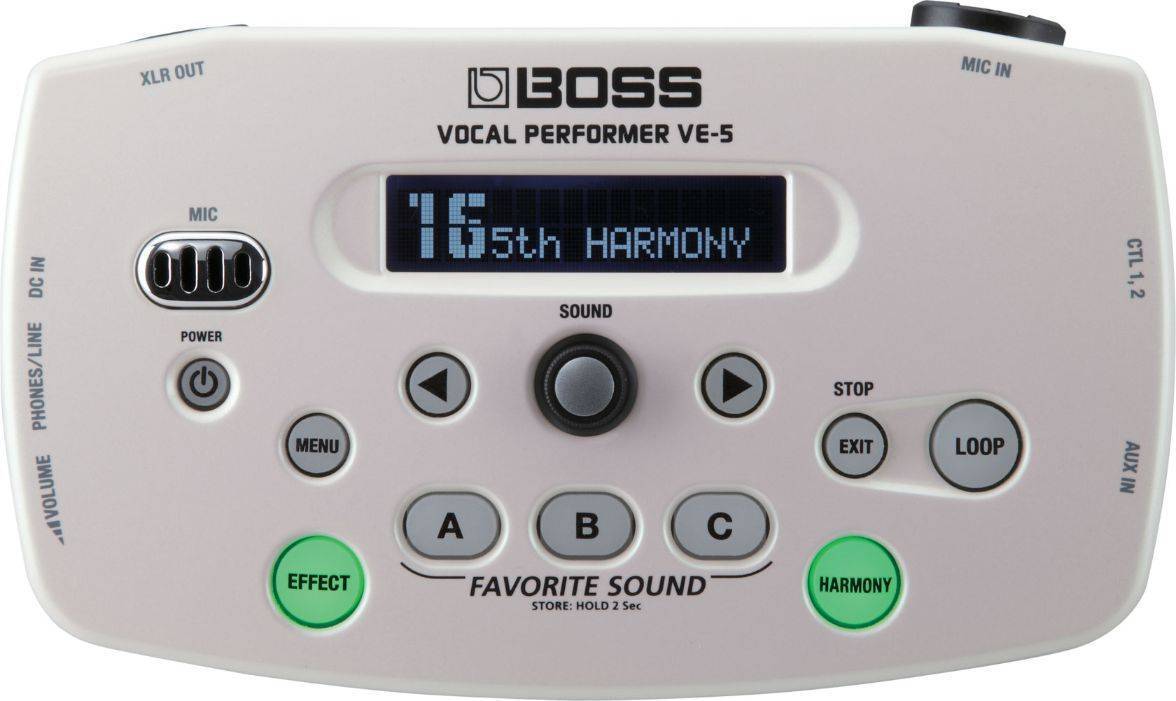 Procesador Vocal Roland  VE-5 con efectos color Blanco