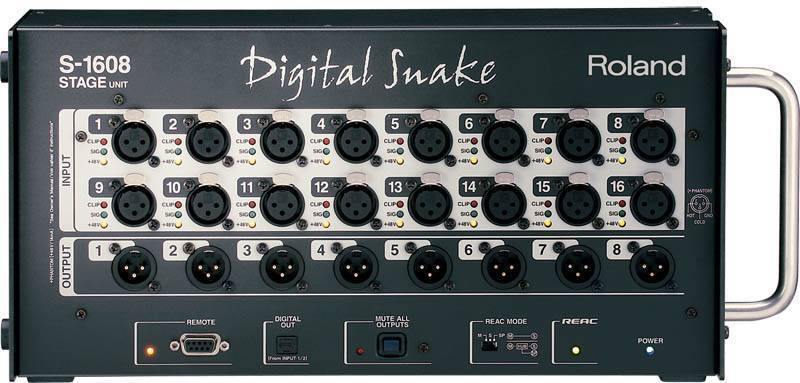 Snake Digital Roland 16x8 Unidad