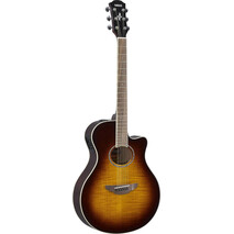 Guitarra Electro-acústica APX Tobacco Brown Sunburst Maple Flameado