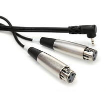 Cable de 30 centimetros 2 XLR Hembra a plug 3.5