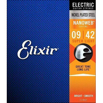 Juego de cuerdas Elixir NANOWEB (Electrica) .009-.042