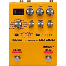 Pedal Boss OverDrive con distorsión OD-200 (12 modos)