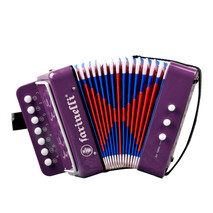 Acordeon Infantil Botones Morado  7Bts 2Bs Farinelli