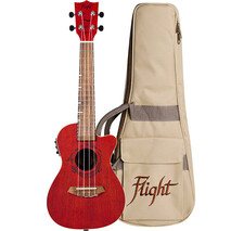 UKELELE FLIGHT E/ACUST DUC 380 CEQ CORAL