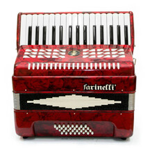 Acordeon Teclas Rojo 3232  Farinelli