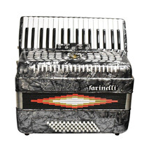 Acordeon Teclas Gris 3460 5 Registros Farinelli