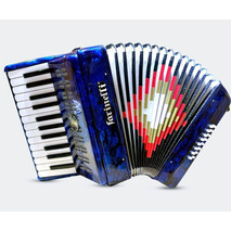 Acordeon Teclas Azul 2516 Farinelli