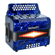 Acordeon Botones Sol Azul 3012 Farinelli