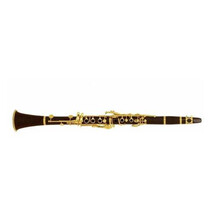 Clarinete Negro / Dorado 520G Sistema Boehm 17 Ll Silvertone