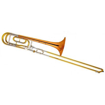 Trombon De Vara Sib/Fa Tenor Combinado Transposit Silvertone