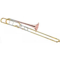 Trombon De Vara Sib/Fa Combinado Tipo Bach Transp Silvertone