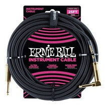Cable Para Instrumento Ernie Ball 7.62 Mts., Negro