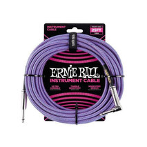 Cable Para Instrumento Ernie Ball 7.62 Mts., Morado/Azul