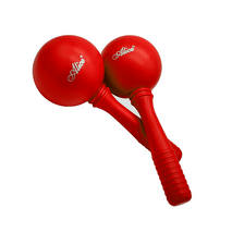 Maracas Color Rojo Par Alice