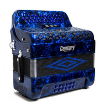 ACORDEON BOTONES FA AZUL 3412 3 REGS CENTURY