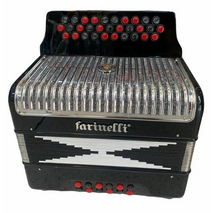 ACORDEON BOTONES FA NEGRO BRN 3012 FARINELLI PREMIUM