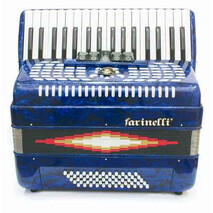 ACORDEON TECLAS AZUL 3460 5 REGISTROS FARINELLI