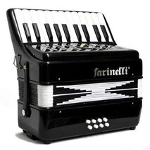 ACORDEON TECLAS JUNIOR NEGRO 22-8 FARINELLI