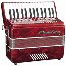 ACORDEON TECLAS ROJO 3032RD PEARL RIVER