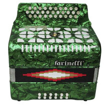 ACORDEON BOTONES FA VERDE 3012 FARINELLI