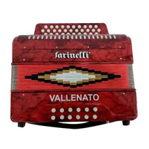 ACORDEON BOTONES BEA ROJO 3012 FARINELLI