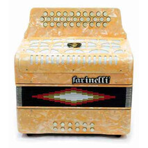 ACORDEON BOTONES SOL NARANJA 3012 FARINELLI