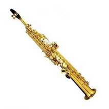 SAXOFON SOPRANO RECTO Bb DORADO ABRAZADERA FLEX BG CENTURY