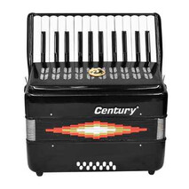 ACORDEON TECLAS NEGRO 2512 CENTURY