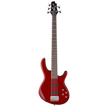 Bajo Electrico Cort ''Action V'' De 5 Cuerdas, Rojo