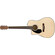 Guitarra Electroacustica Fender Cd-60SCE Zurda Lh Natural