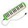 Melodica 32 Teclas Verde 2 1/2 Octavas C/ Estuche Extreme