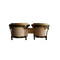 BONGOS DE 7.5-8.5 MADERA NATURAL ARO CROMADOBO