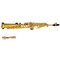 Saxofon Soprano Recto Bb Dorado T-400R Century