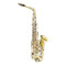 Saxofon Alto Eb Combinado Laca con Niquel Silvertone